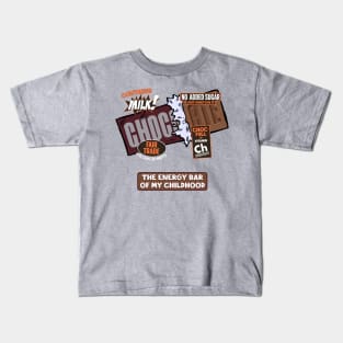 Chocolate: The Energy Bar of My Childhood Kids T-Shirt